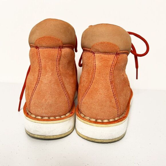 Diemme Roccia Orange Suede Lace Up Hiking Boots - Picture 4 of 7